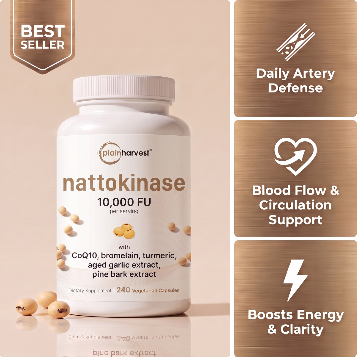 Nattokinase 10,000 FU